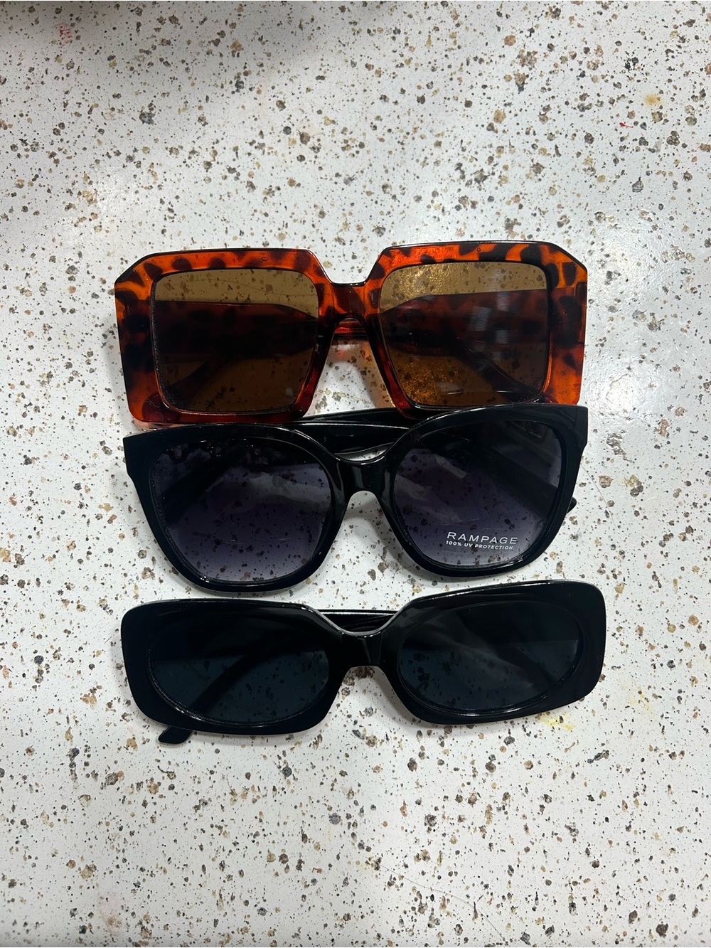 3 pairs of glasses